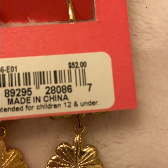 Betsey Johnson Butterfly Earrings - Picture 4 of 4